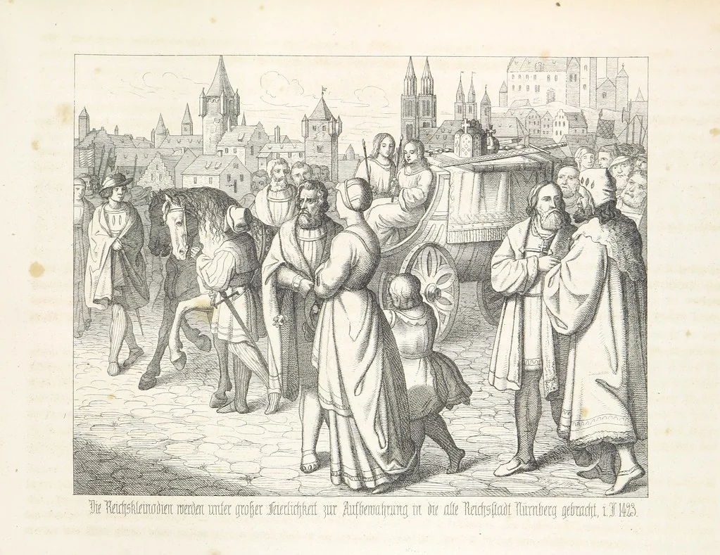 An illustration from Geschichte von Bayern und der zum Königreiche Bayern gehörigen Provinzen Rheinpfalz, Franken u. Schwaben in 120 Bildern mit erklärendem Texte, 1853, leaf 525