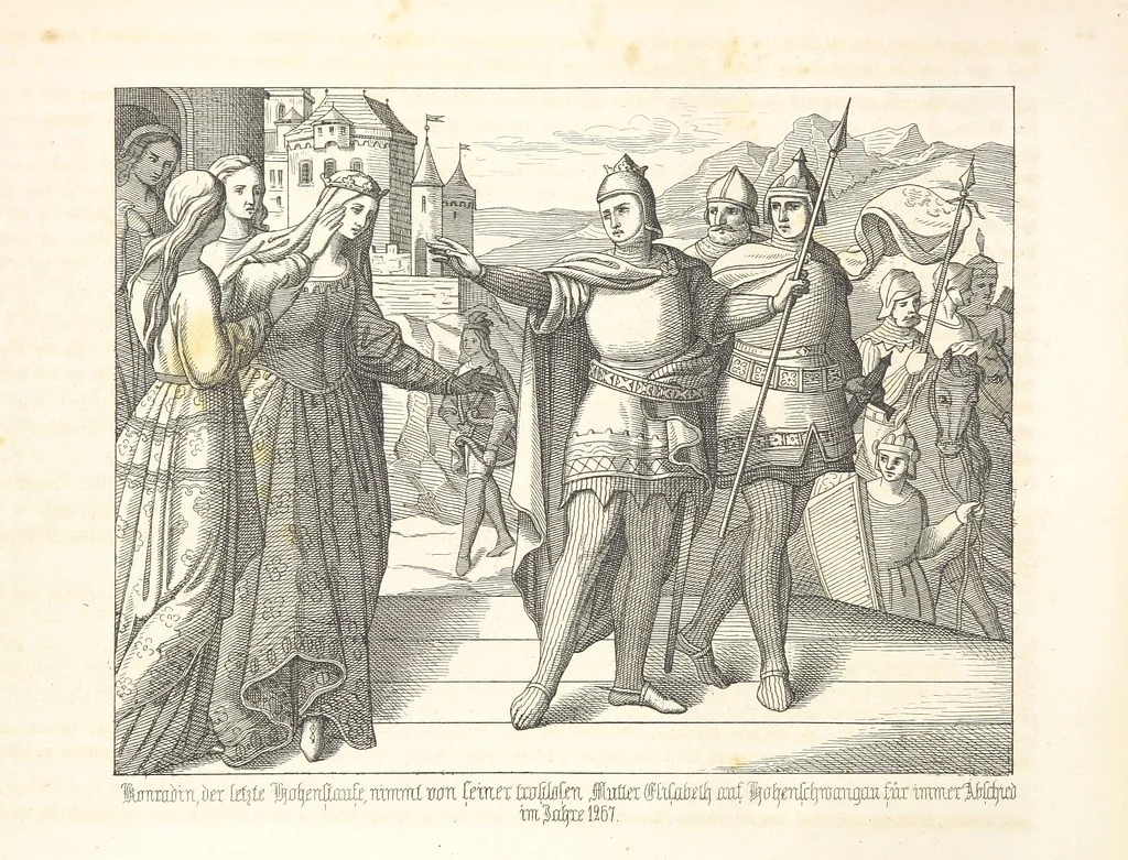 An illustration from Geschichte von Bayern und der zum Königreiche Bayern gehörigen Provinzen Rheinpfalz, Franken u. Schwaben in 120 Bildern mit erklärendem Texte, 1853, leaf 536