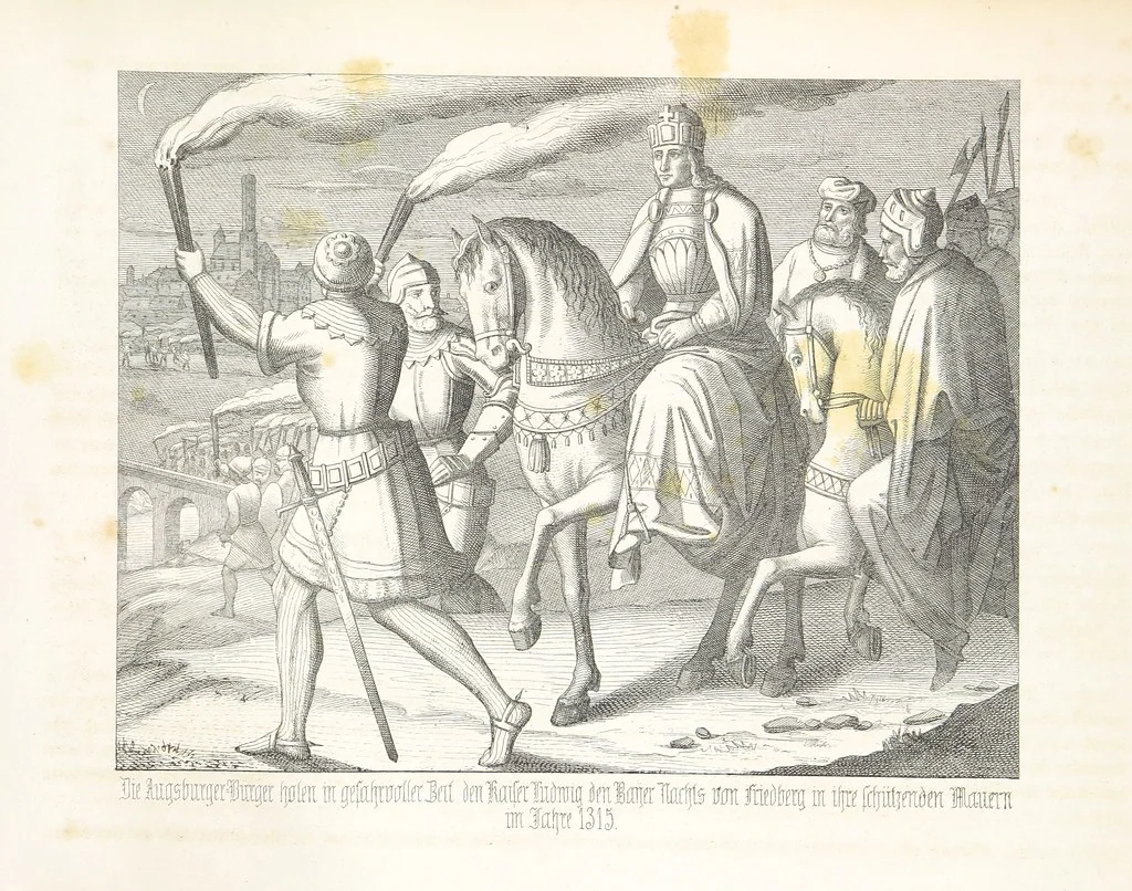An illustration from Geschichte von Bayern und der zum Königreiche Bayern gehörigen Provinzen Rheinpfalz, Franken u. Schwaben in 120 Bildern mit erklärendem Texte, 1853, leaf 541