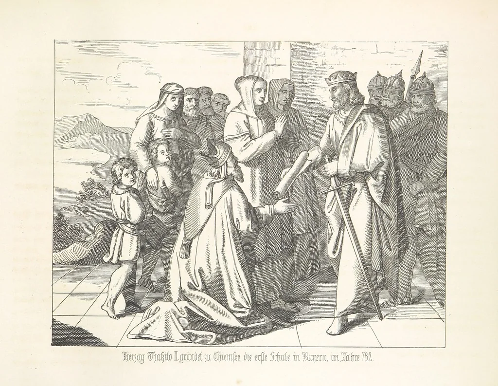 An illustration from Geschichte von Bayern und der zum Königreiche Bayern gehörigen Provinzen Rheinpfalz, Franken u. Schwaben in 120 Bildern mit erklärendem Texte, 1853, leaf 59