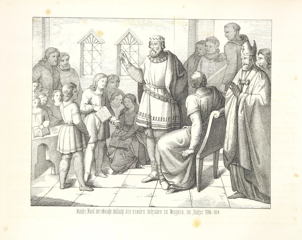 An illustration from Geschichte von Bayern und der zum Königreiche Bayern gehörigen Provinzen Rheinpfalz, Franken u. Schwaben in 120 Bildern mit erklärendem Texte, 1853, leaf 72