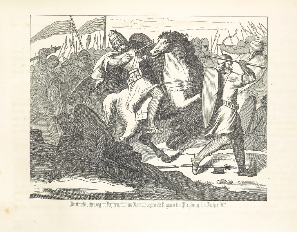 An illustration from Geschichte von Bayern und der zum Königreiche Bayern gehörigen Provinzen Rheinpfalz, Franken u. Schwaben in 120 Bildern mit erklärendem Texte, 1853, leaf 81