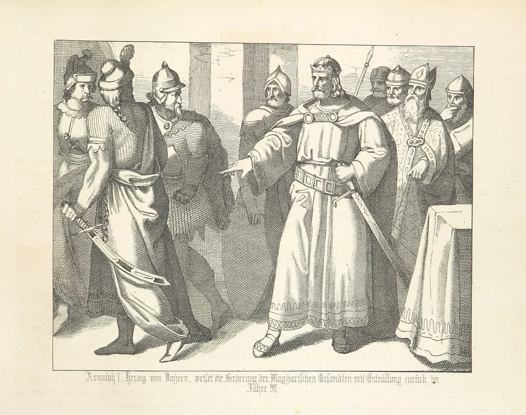 An illustration from Geschichte von Bayern und der zum Königreiche Bayern gehörigen Provinzen Rheinpfalz, Franken u. Schwaben in 120 Bildern mit erklärendem Texte, 1853, leaf 89