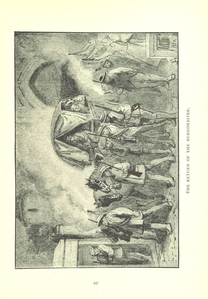 An illustration from In the Enemy's Country; or, the Raven of Steinbrück. A story of 1813, etc, 1891, leaf 253