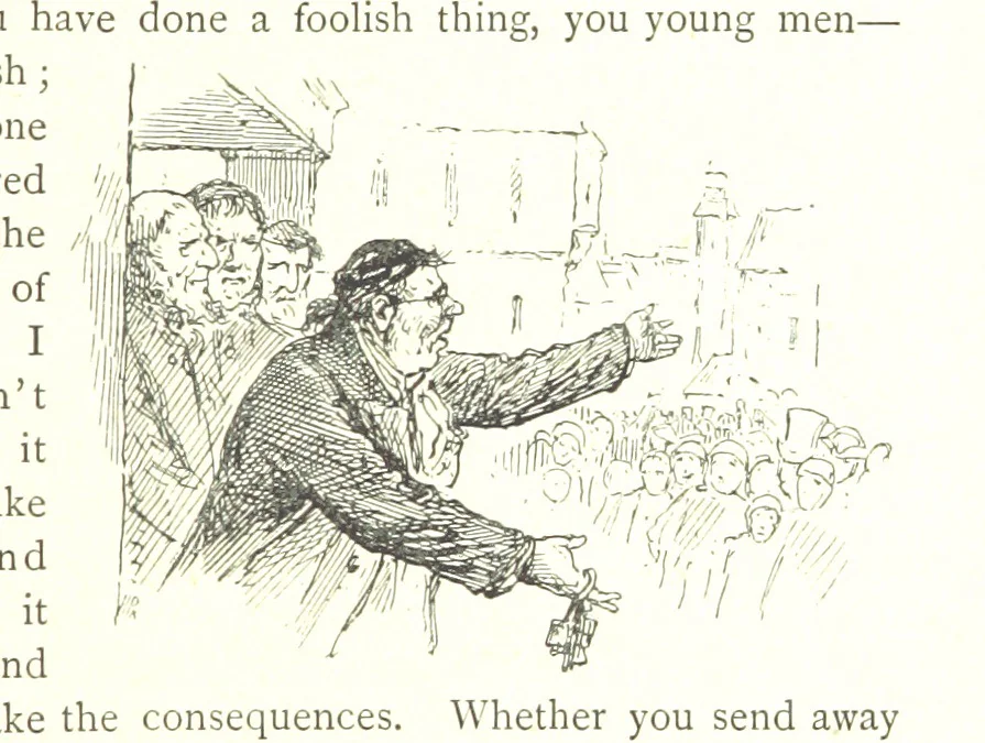 An illustration from In the Enemy's Country; or, the Raven of Steinbrück. A story of 1813, etc, 1891, leaf 263