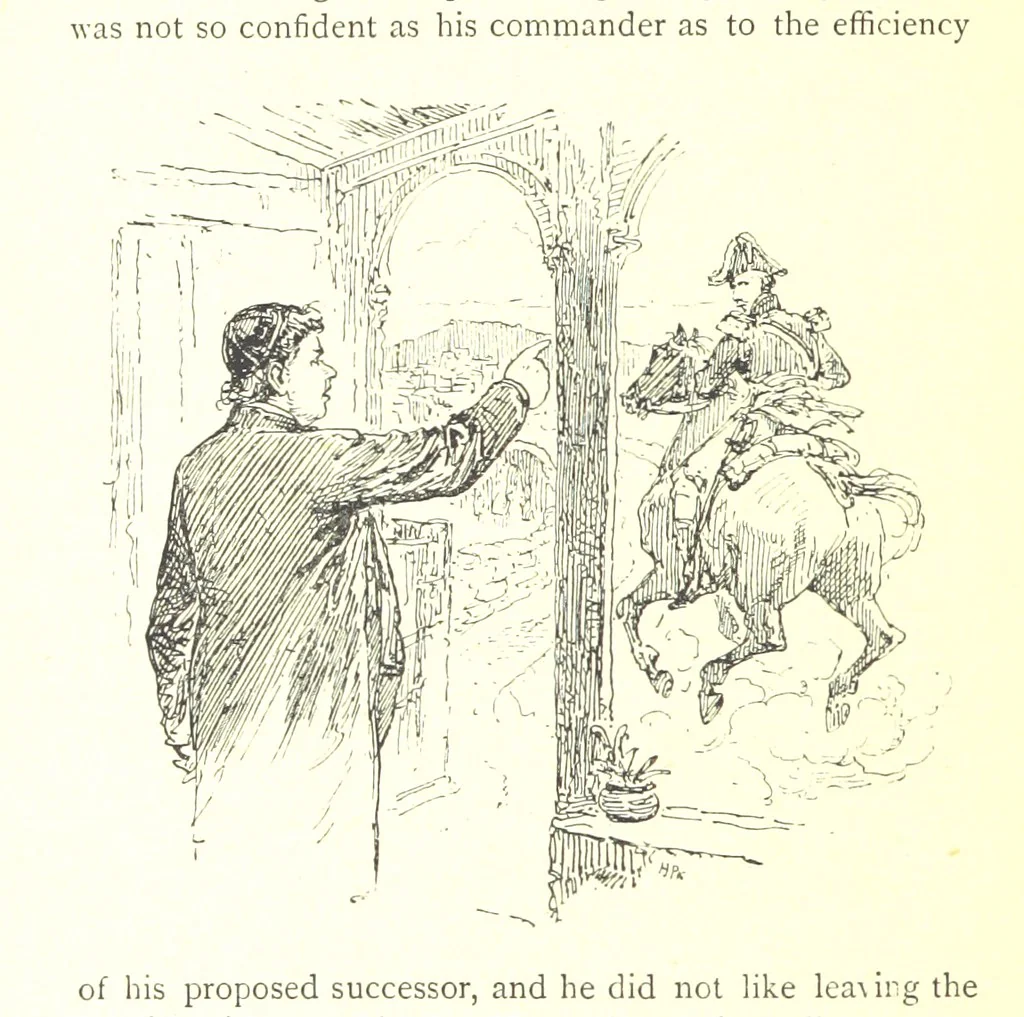 An illustration from In the Enemy's Country; or, the Raven of Steinbrück. A story of 1813, etc, 1891, leaf 346