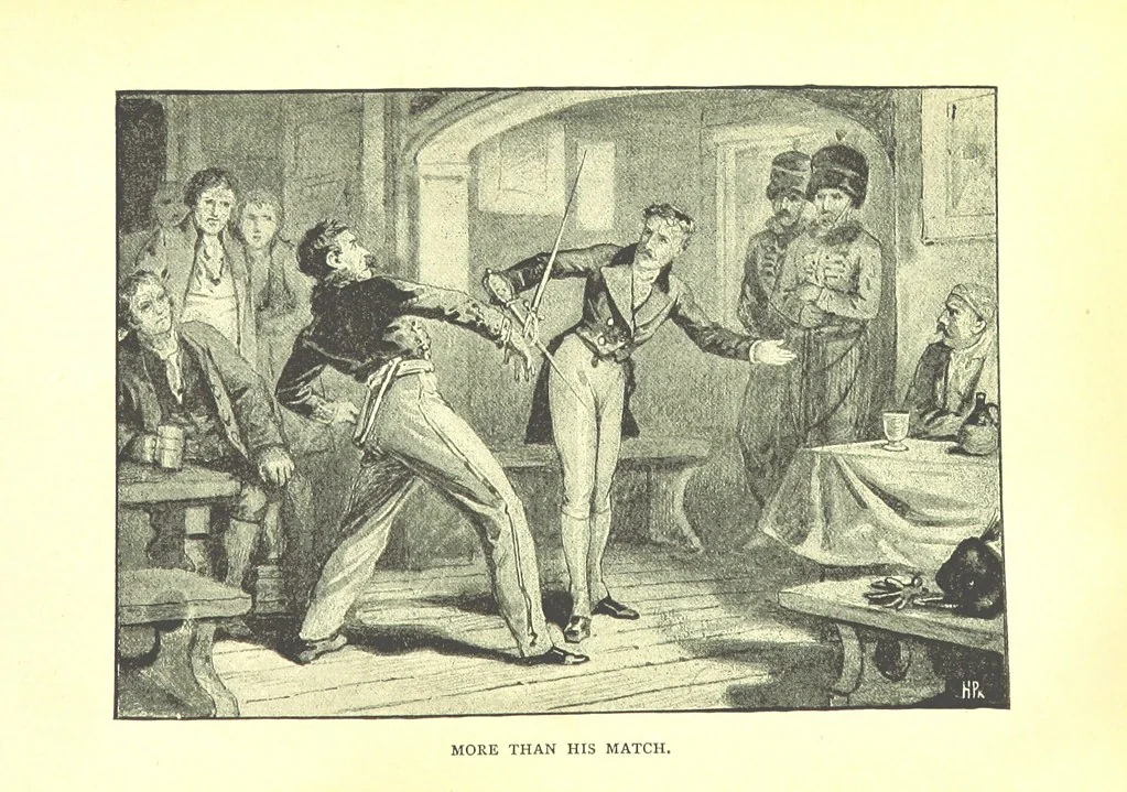 An illustration from In the Enemy's Country; or, the Raven of Steinbrück. A story of 1813, etc, 1891, leaf 6