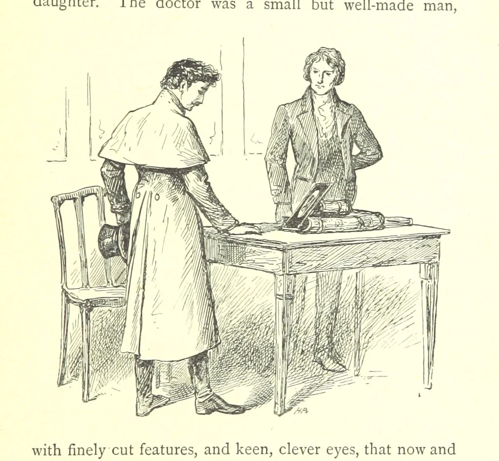 An illustration from In the Enemy's Country; or, the Raven of Steinbrück. A story of 1813, etc, 1891, leaf 71