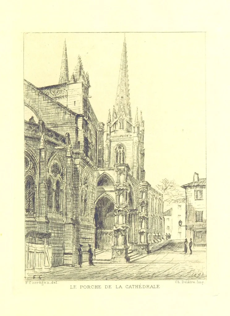 An illustration from Bayonne historique et pittoresque ... Illustrations à l'eau-forte par F. Corrèges, 1893, leaf 115