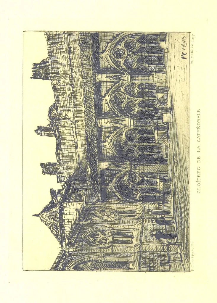 An illustration from Bayonne historique et pittoresque ... Illustrations à l'eau-forte par F. Corrèges, 1893, leaf 120