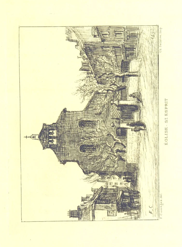 An illustration from Bayonne historique et pittoresque ... Illustrations à l'eau-forte par F. Corrèges, 1893, leaf 127