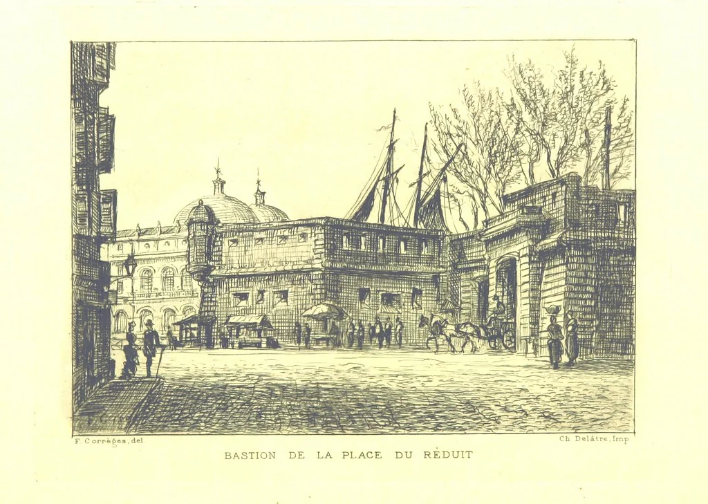 An illustration from Bayonne historique et pittoresque ... Illustrations à l'eau-forte par F. Corrèges, 1893, leaf 166