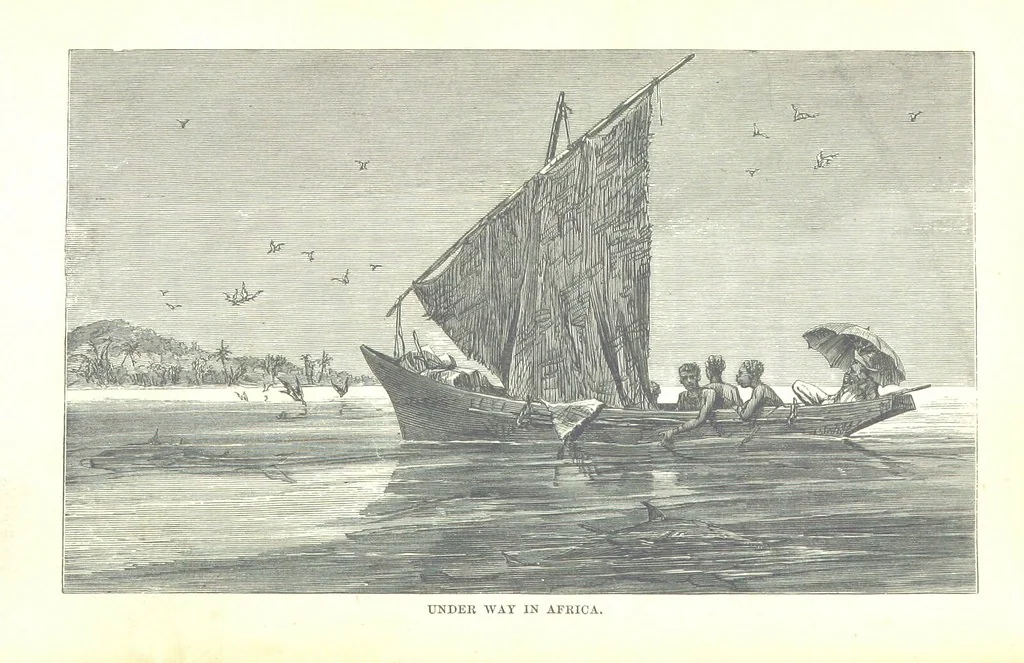 An illustration from Wild Life under the Equator. Narrated for young people, etc, 1869, leaf 10
