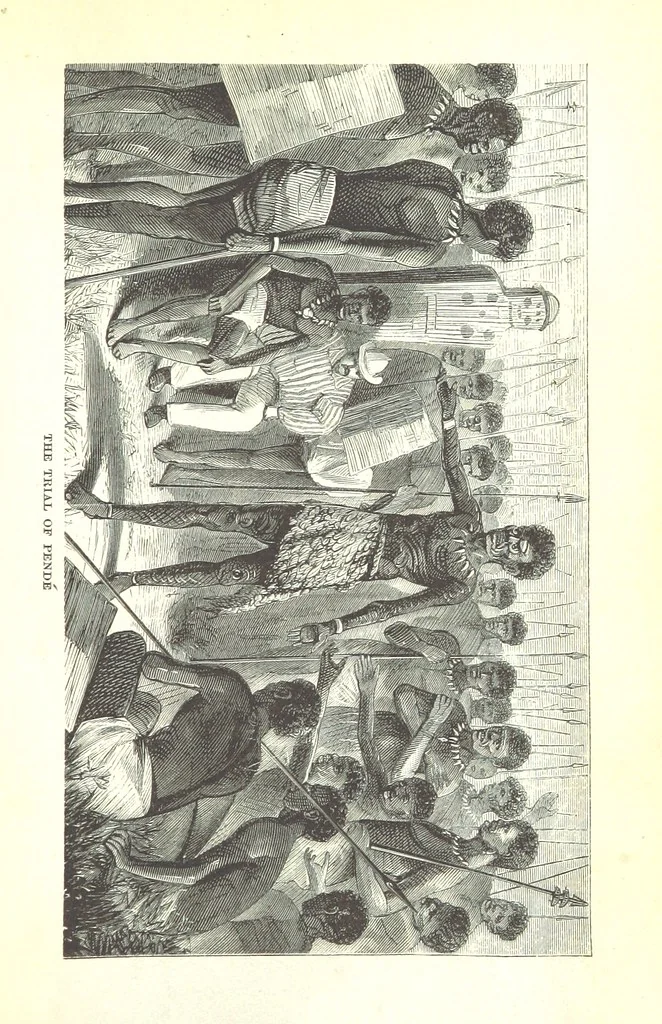 An illustration from Wild Life under the Equator. Narrated for young people, etc, 1869, leaf 171