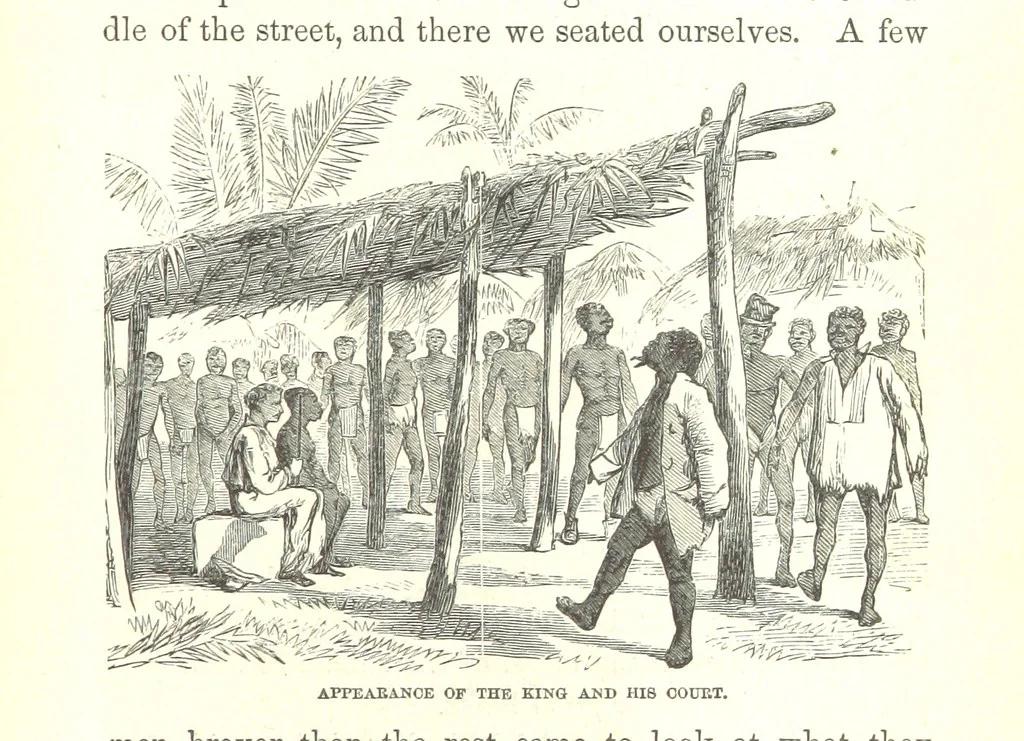 An illustration from Wild Life under the Equator. Narrated for young people, etc, 1869, leaf 51