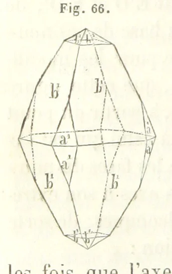 An illustration from Traité de Minéralogie, 1855, leaf 106