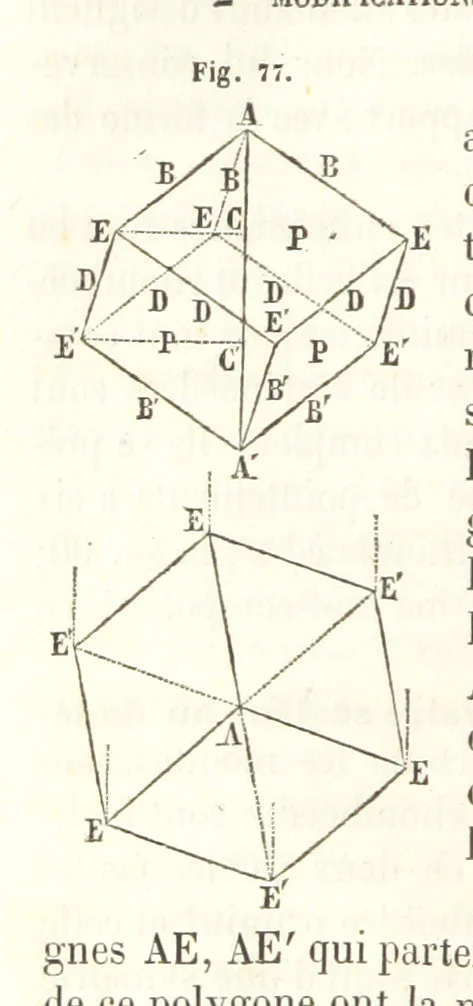 An illustration from Traité de Minéralogie, 1855, leaf 120