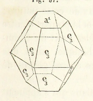 An illustration from Traité de Minéralogie, 1855, leaf 133