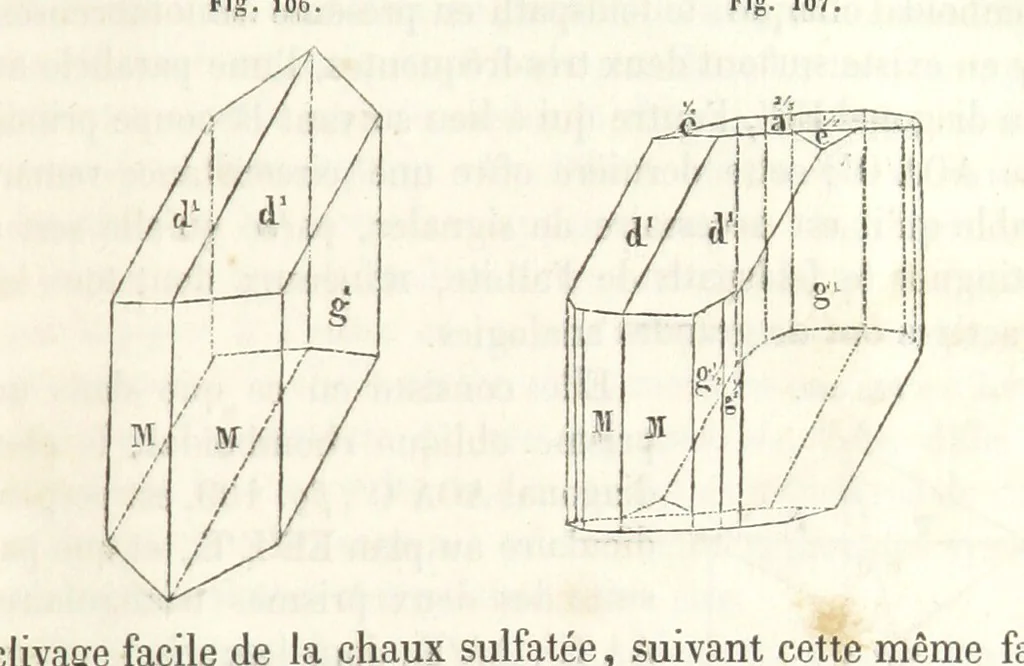 An illustration from Traité de Minéralogie, 1855, leaf 151