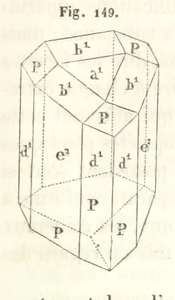 An illustration from Traité de Minéralogie, 1855, leaf 239