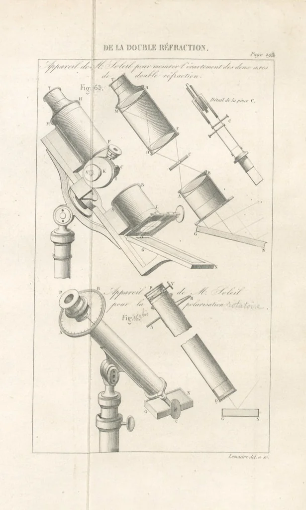 An illustration from Traité de Minéralogie, 1855, leaf 317