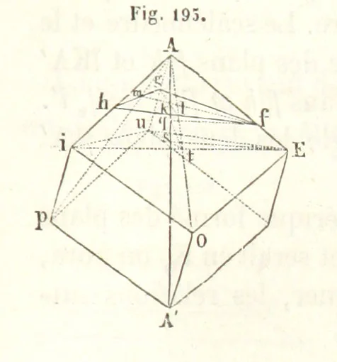 An illustration from Traité de Minéralogie, 1855, leaf 435