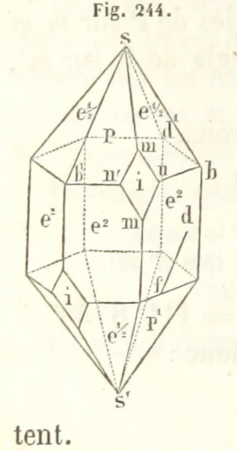 An illustration from Traité de Minéralogie, 1855, leaf 498