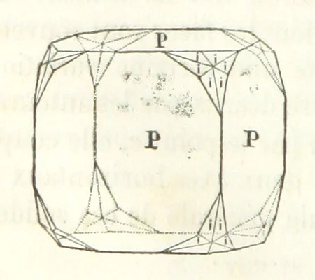 An illustration from Traité de Minéralogie, 1855, leaf 70