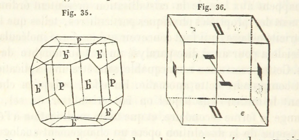 An illustration from Traité de Minéralogie, 1855, leaf 80