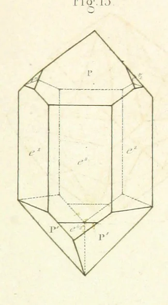An illustration from Traité de Minéralogie, 1855, leaf 75