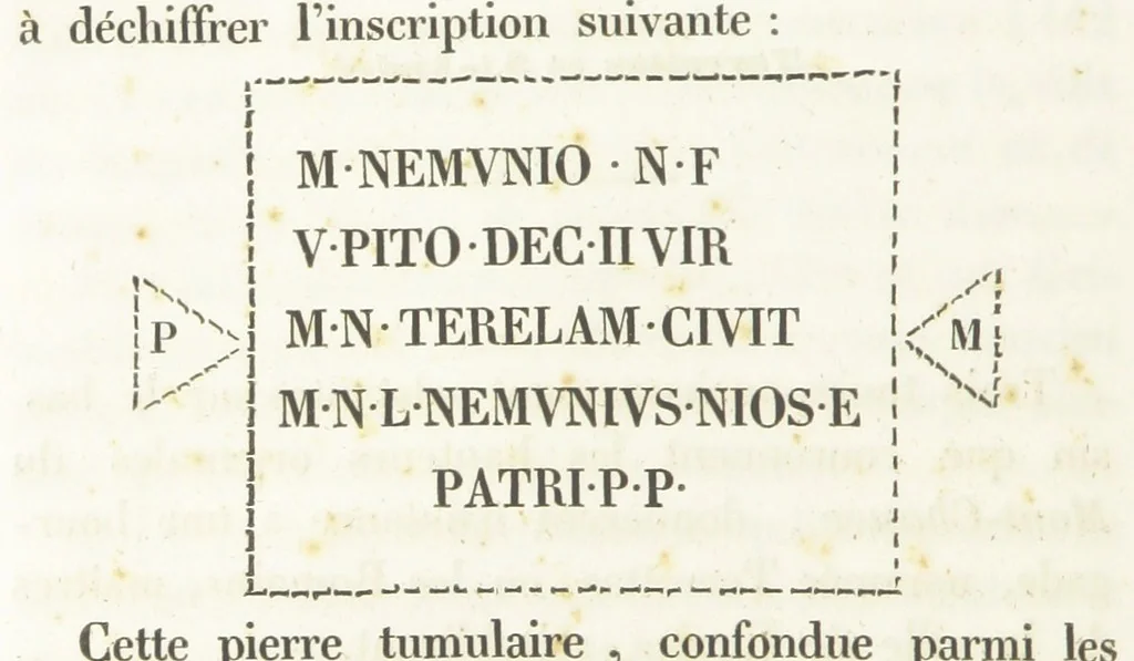 An illustration from Chorographie du Comté de Nice, 1847, leaf 48
