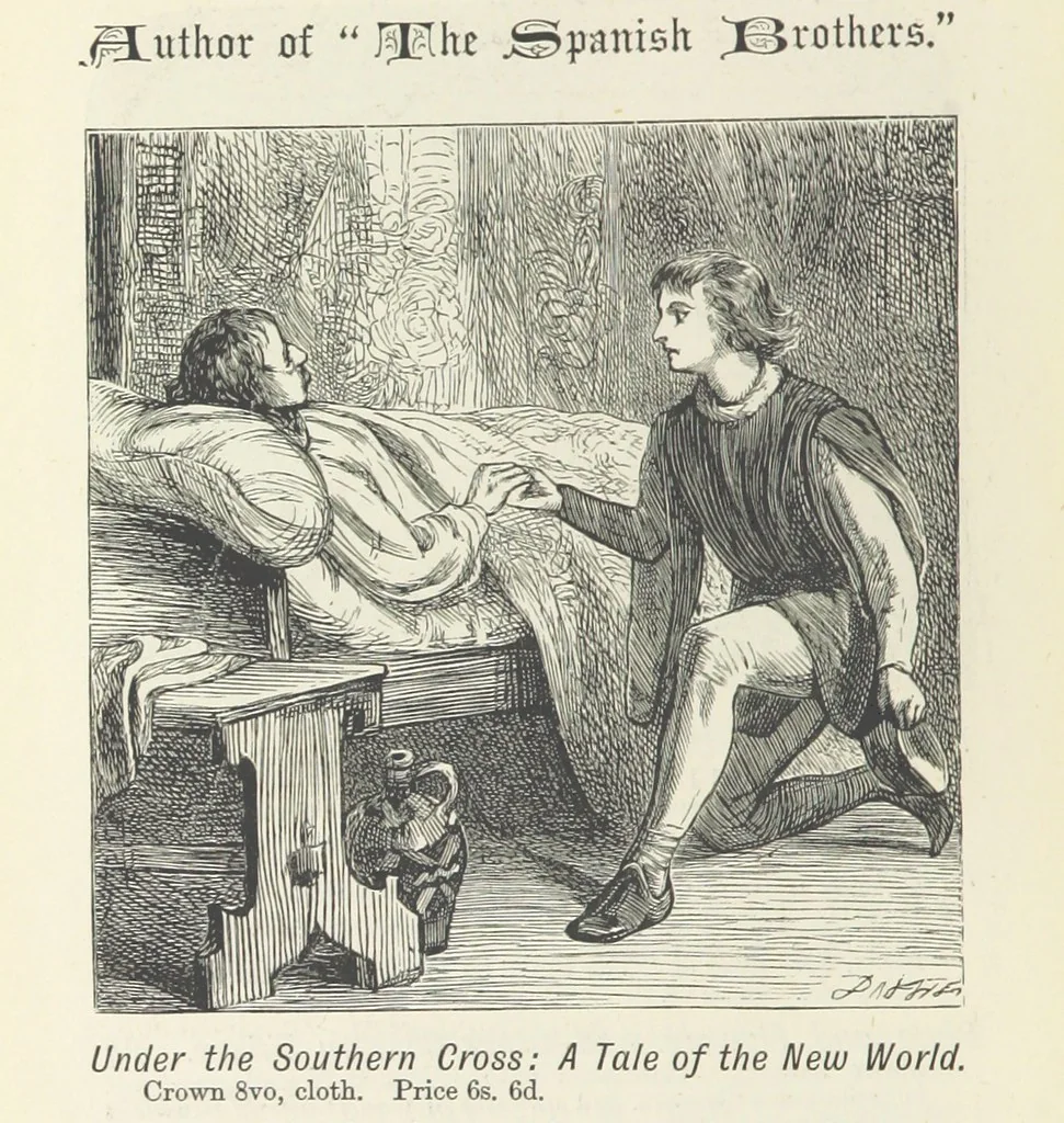 An illustration from Haunted Rooms. A tale. By A. L. O. E. [i.e. Miss C. Tucker, 1876, leaf 350