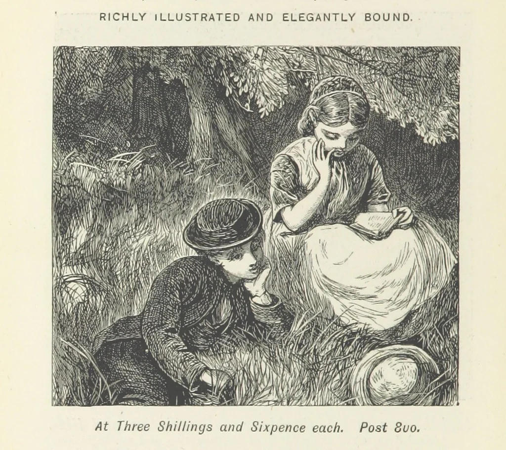 An illustration from Haunted Rooms. A tale. By A. L. O. E. [i.e. Miss C. Tucker, 1876, leaf 352