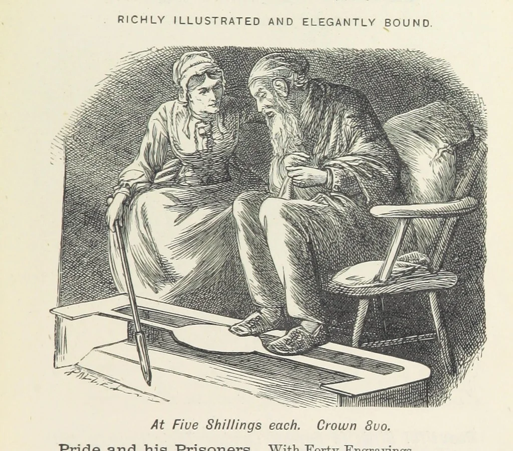 An illustration from Haunted Rooms. A tale. By A. L. O. E. [i.e. Miss C. Tucker, 1876, leaf 353