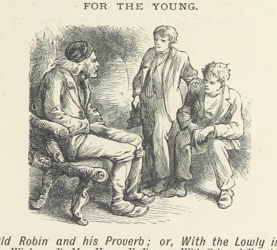 An illustration from Haunted Rooms. A tale. By A. L. O. E. [i.e. Miss C. Tucker, 1876, leaf 355