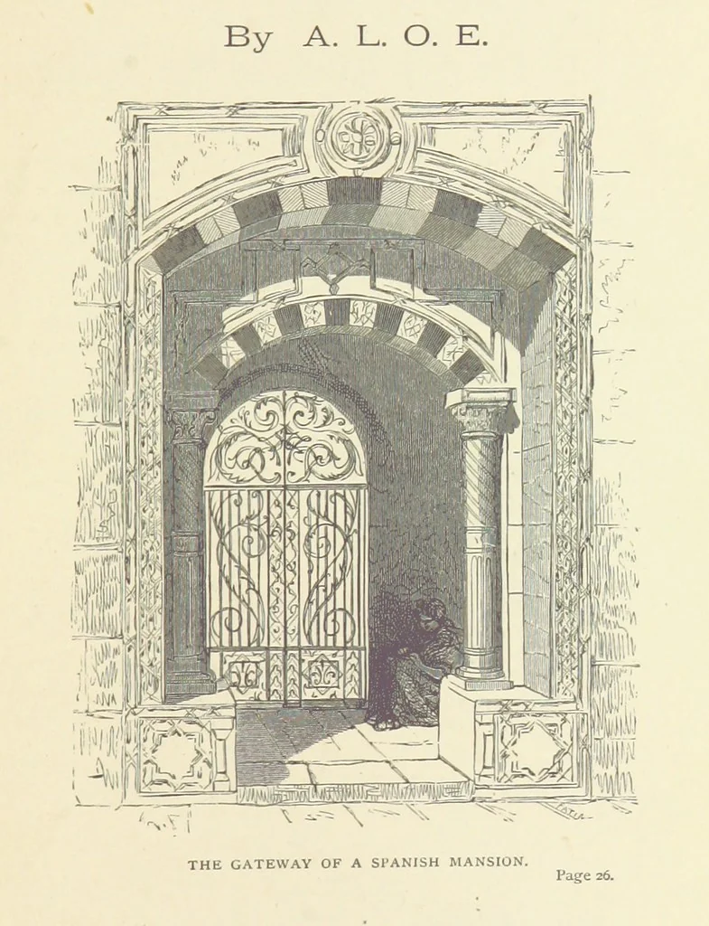 An illustration from The Spanish Cavalier. A story of Seville. By A. L. O. E., etc. [i.e. Miss C. Tucker, 1875, leaf 9
