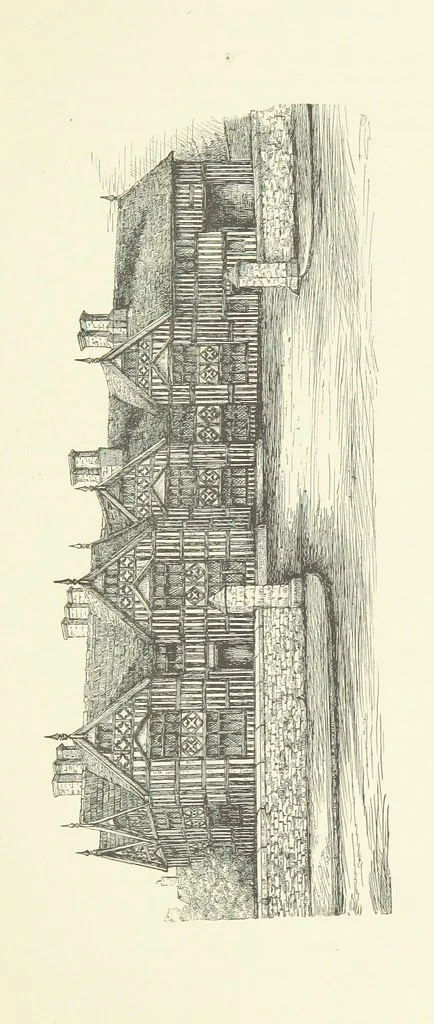 An illustration from The History of the Ancient Parish of Sandbach, Co. Chester, including the two Chapelries of Holmes Chapel and Goostrey, etc, 1890, leaf 115