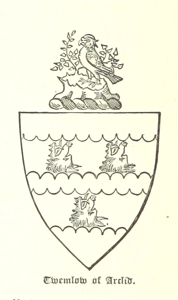 An illustration from The History of the Ancient Parish of Sandbach, Co. Chester, including the two Chapelries of Holmes Chapel and Goostrey, etc, 1890, leaf 138