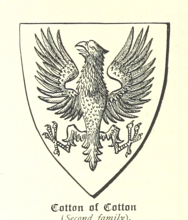 An illustration from The History of the Ancient Parish of Sandbach, Co. Chester, including the two Chapelries of Holmes Chapel and Goostrey, etc, 1890, leaf 222