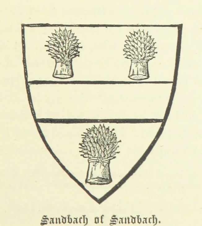An illustration from The History of the Ancient Parish of Sandbach, Co. Chester, including the two Chapelries of Holmes Chapel and Goostrey, etc, 1890, leaf 23