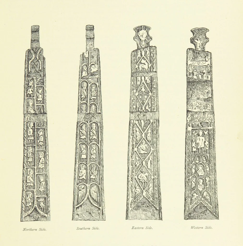 An illustration from The History of the Ancient Parish of Sandbach, Co. Chester, including the two Chapelries of Holmes Chapel and Goostrey, etc, 1890, leaf 39