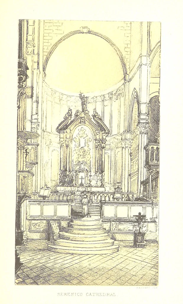 An illustration from Four Months' Cruise in a sailing yacht ... With illustrations, 1888, leaf 315