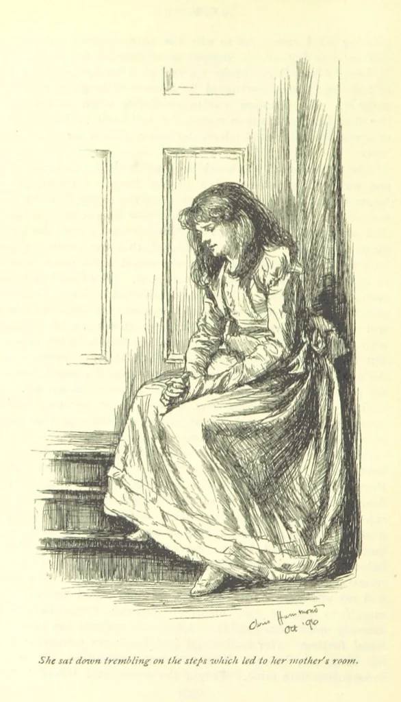 An illustration from Belinda ... Illustrated by C. Hammond. With an introduction by A. T. Ritchie, 1896, leaf 346