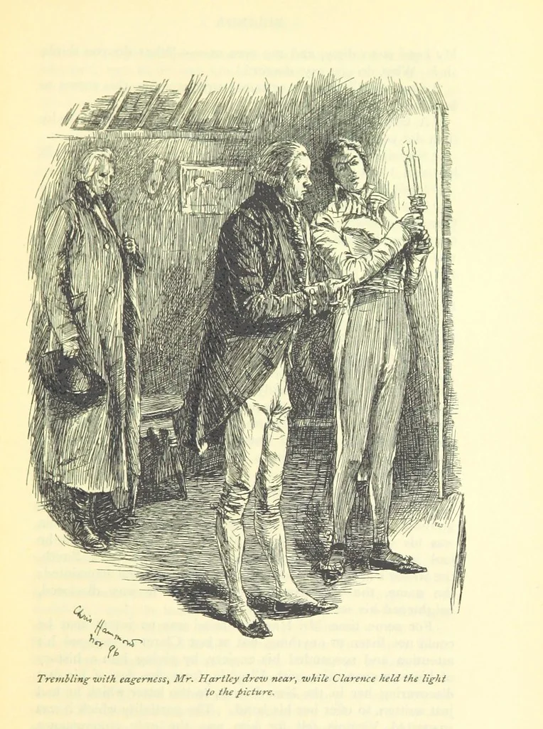 An illustration from Belinda ... Illustrated by C. Hammond. With an introduction by A. T. Ritchie, 1896, leaf 439
