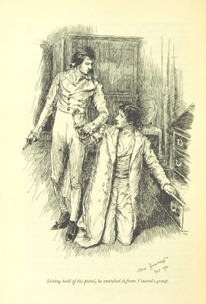 An illustration from Belinda ... Illustrated by C. Hammond. With an introduction by A. T. Ritchie, 1896, leaf 464