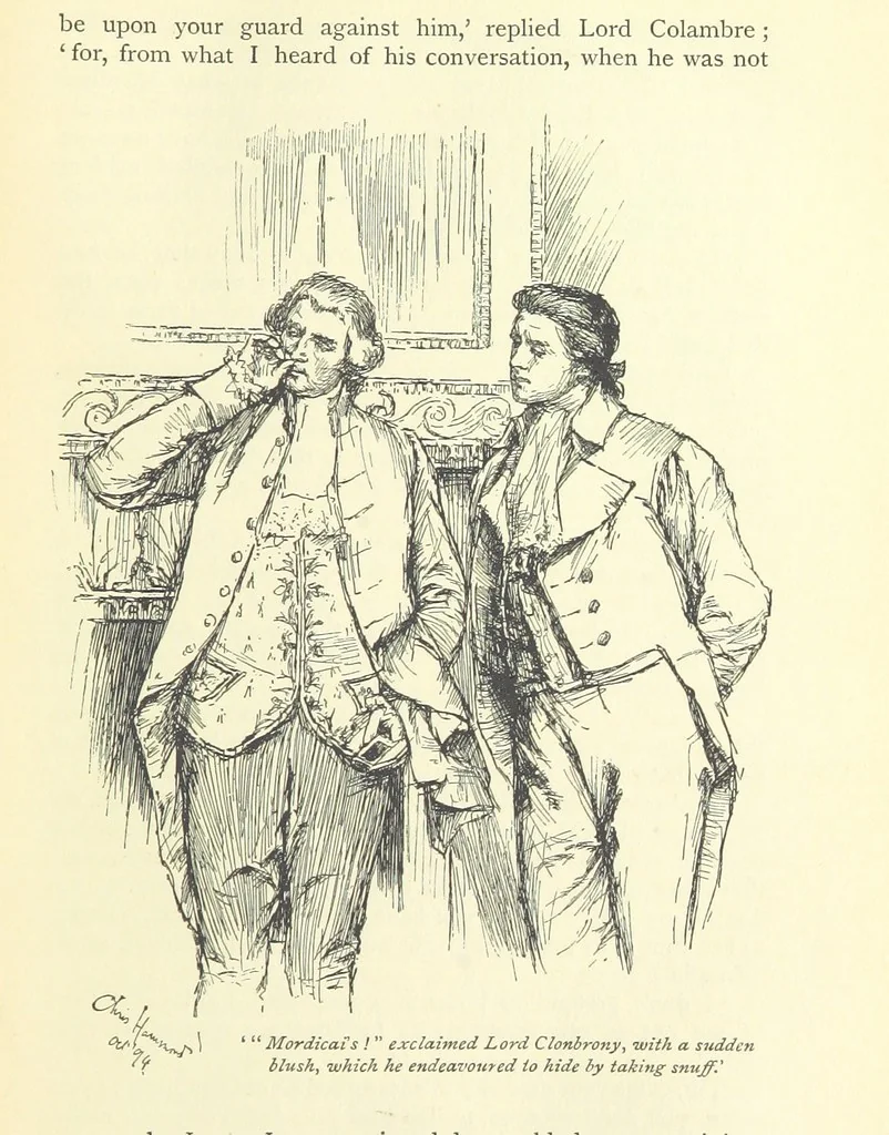 An illustration from Castle Rackrent and The Absentee ... With an introduction by Anne Thackeray Ritchie, 1895, leaf 169