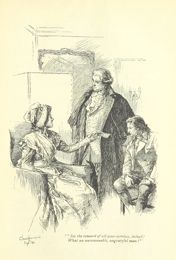 An illustration from Castle Rackrent and The Absentee ... With an introduction by Anne Thackeray Ritchie, 1895, leaf 293