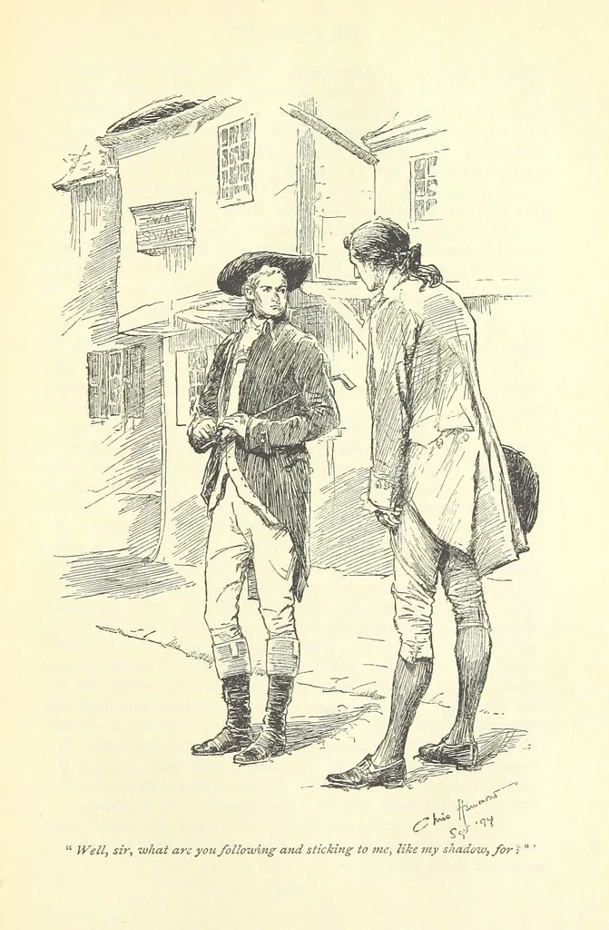 An illustration from Castle Rackrent and The Absentee ... With an introduction by Anne Thackeray Ritchie, 1895, leaf 321