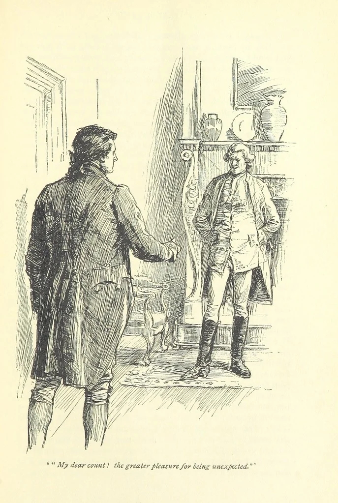 An illustration from Castle Rackrent and The Absentee ... With an introduction by Anne Thackeray Ritchie, 1895, leaf 387