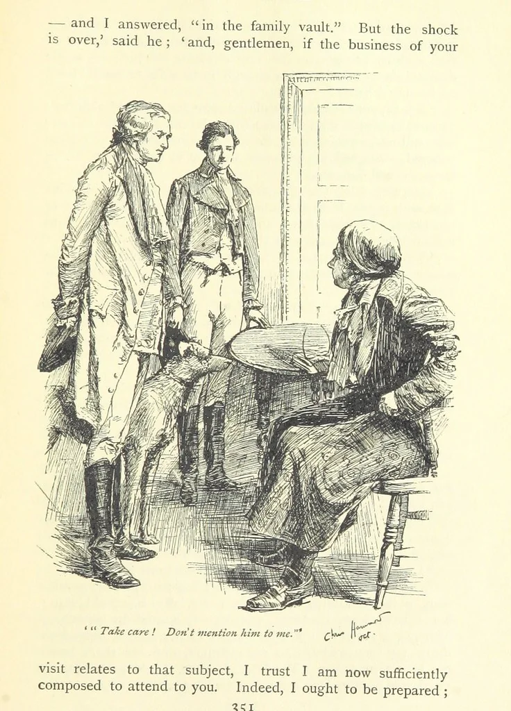 An illustration from Castle Rackrent and The Absentee ... With an introduction by Anne Thackeray Ritchie, 1895, leaf 409